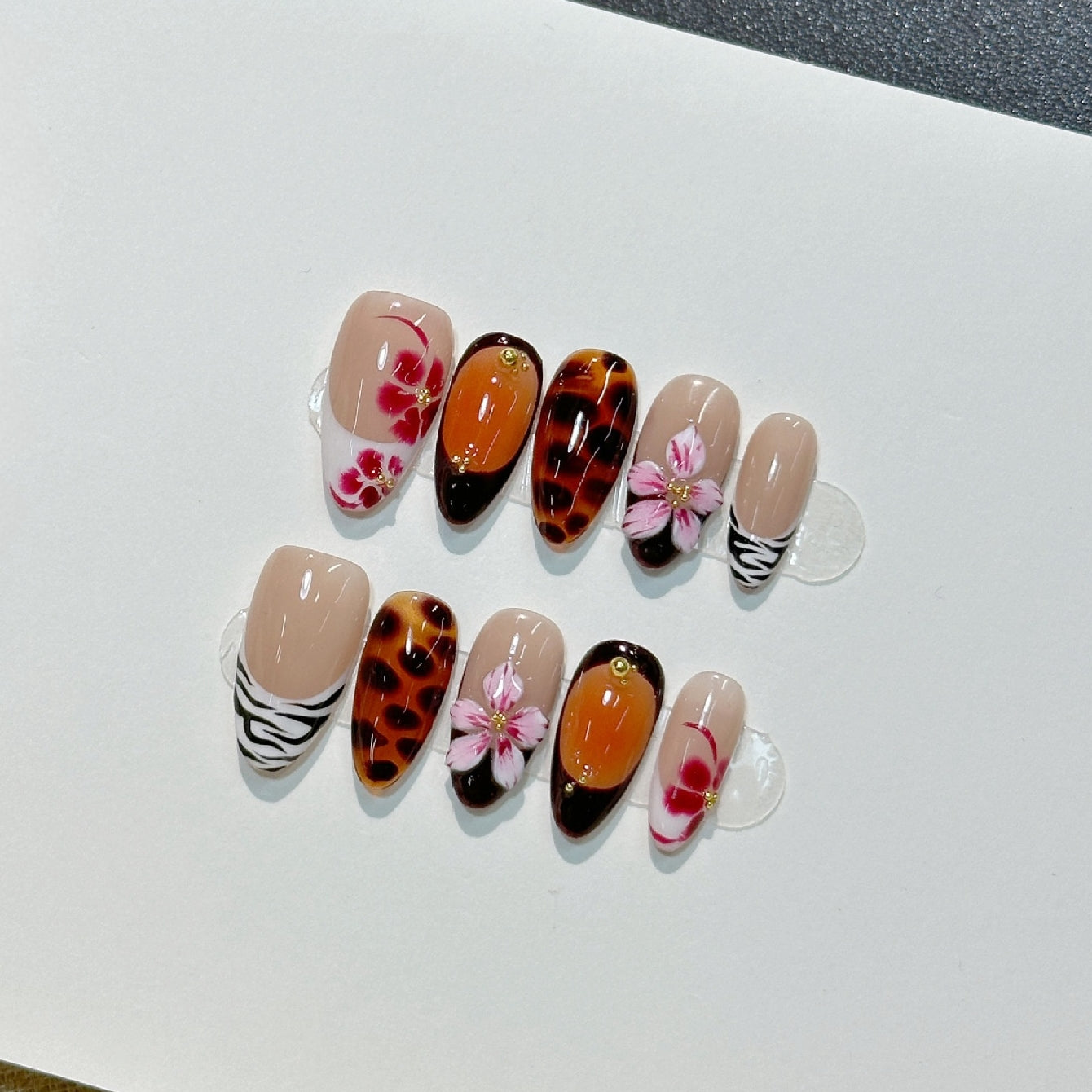 Amber Zebra Pattern