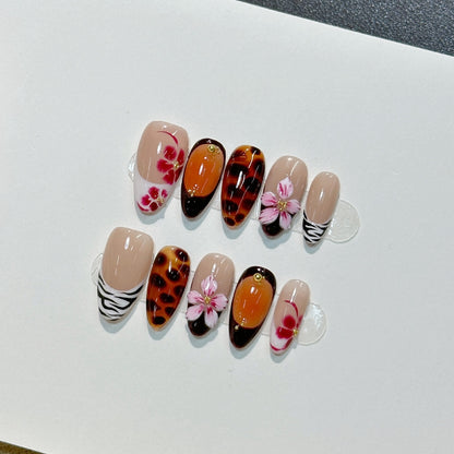 Amber Zebra Pattern