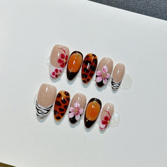 Amber Zebra Pattern