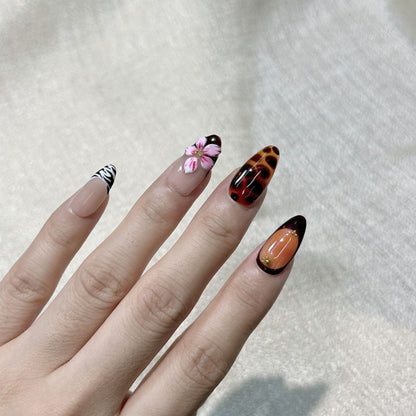Amber Zebra Pattern